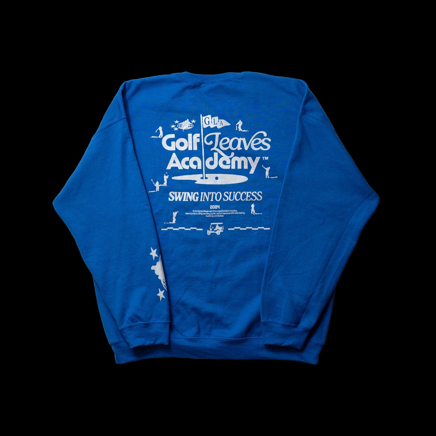 GOLF Leaves Academy - Crewneck (BLUE)