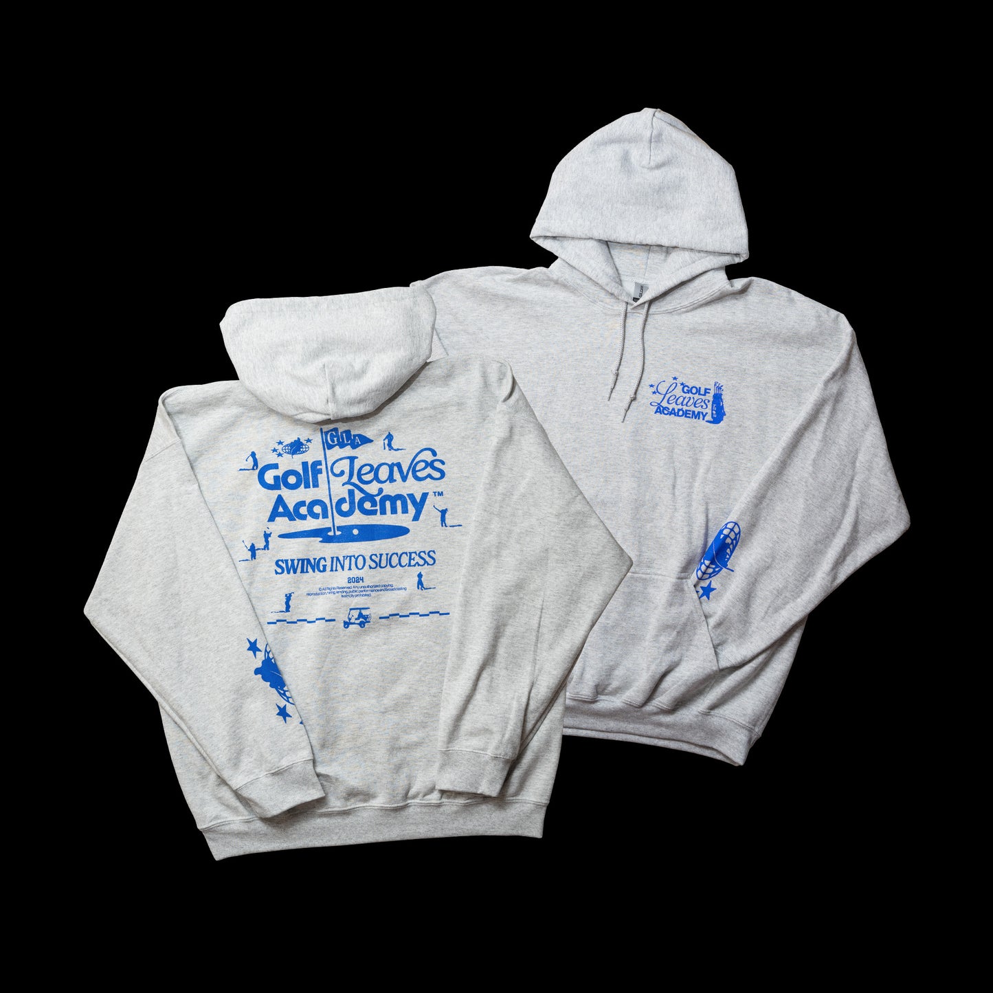 GOLF Leaves Academy - Hoodie (GREY)