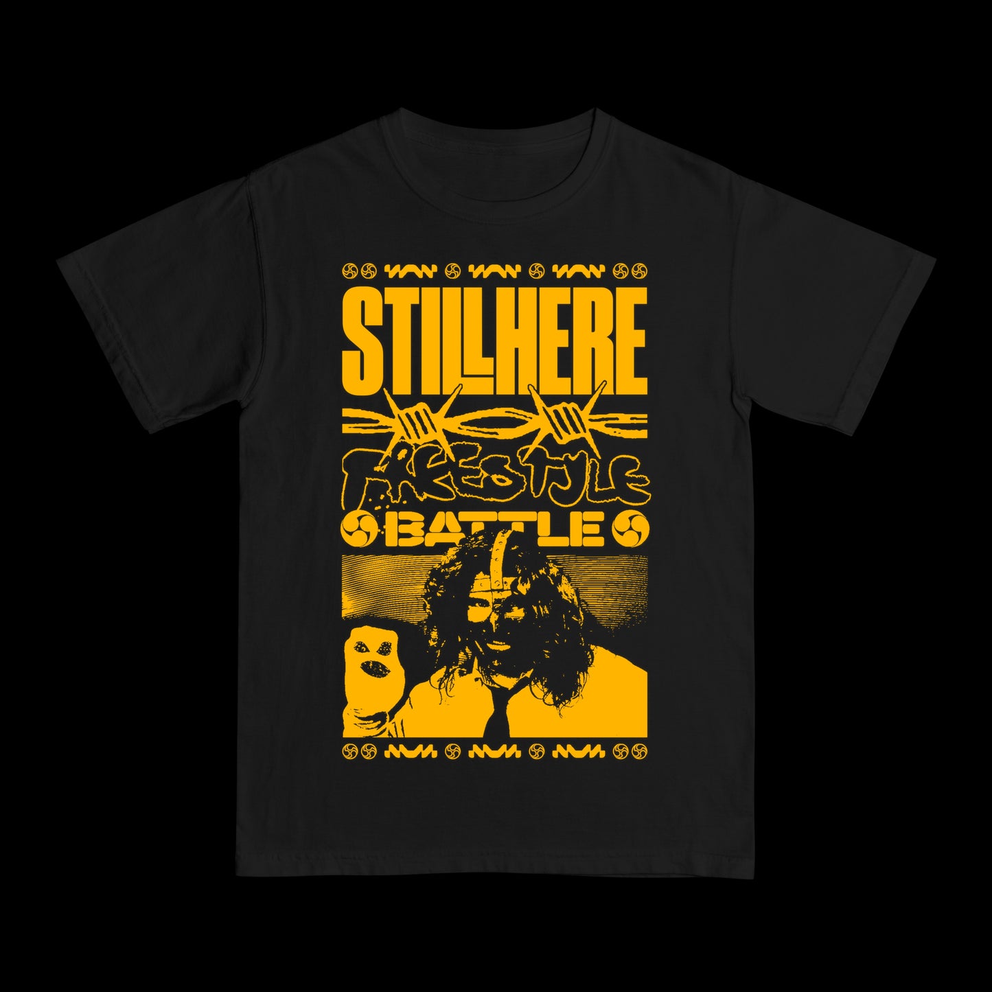 STILL HERE Freestyle Battle T-Shirt (YELLOW)