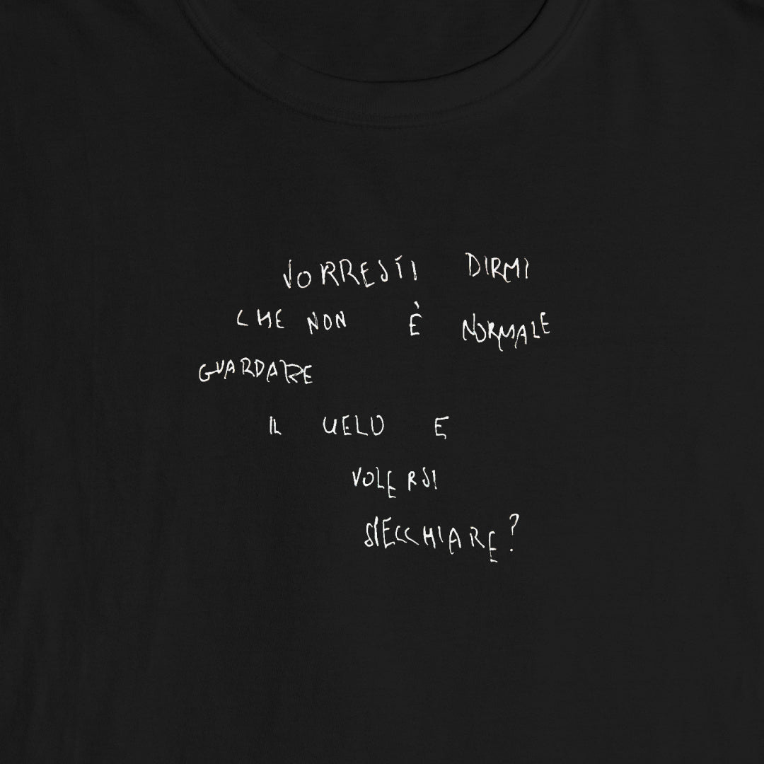 Schiuma VORRESTI DIRMI tee NERA (PRE-ORDER)