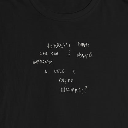 Schiuma VORRESTI DIRMI tee NERA (PRE-ORDER)