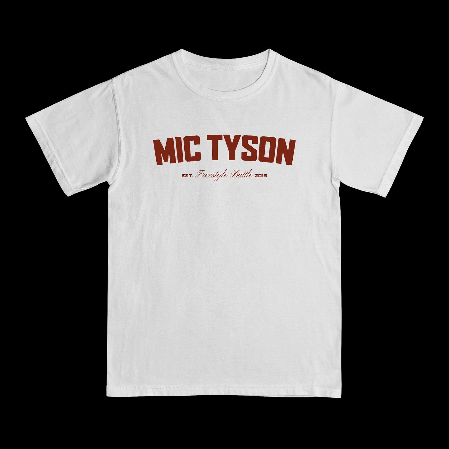 MIC TYSON 5 - White Logo Tee + Poster OMAGGIO