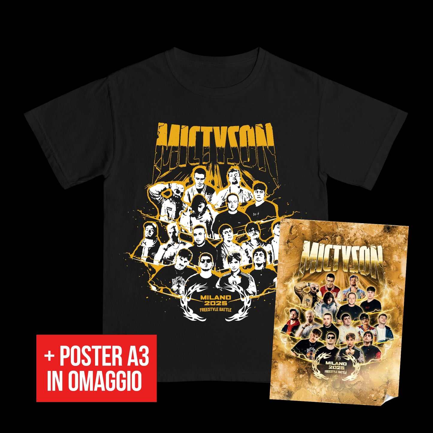 MIC TYSON 5 - Challengers Tee + Poster OMAGGIO