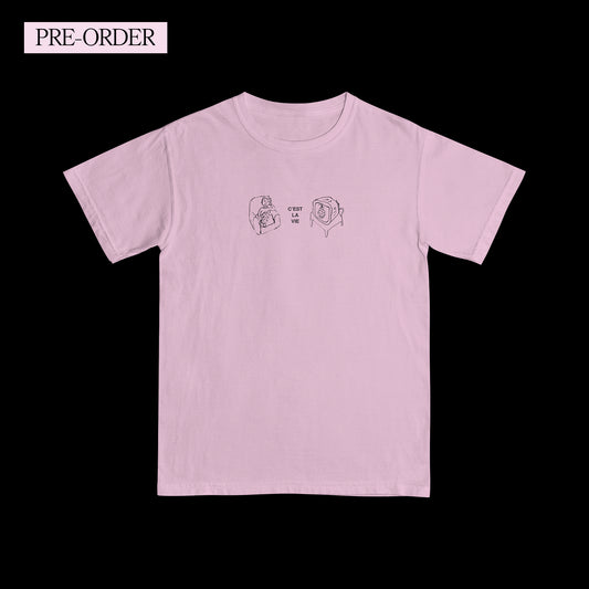 Schiuma C'EST LA VIE tee ROSA (PRE-ORDER)